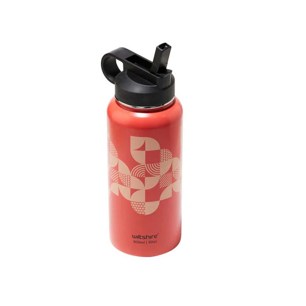 Wiltshire Stainless Steel Bottle Flamingo 900ml - Image 4