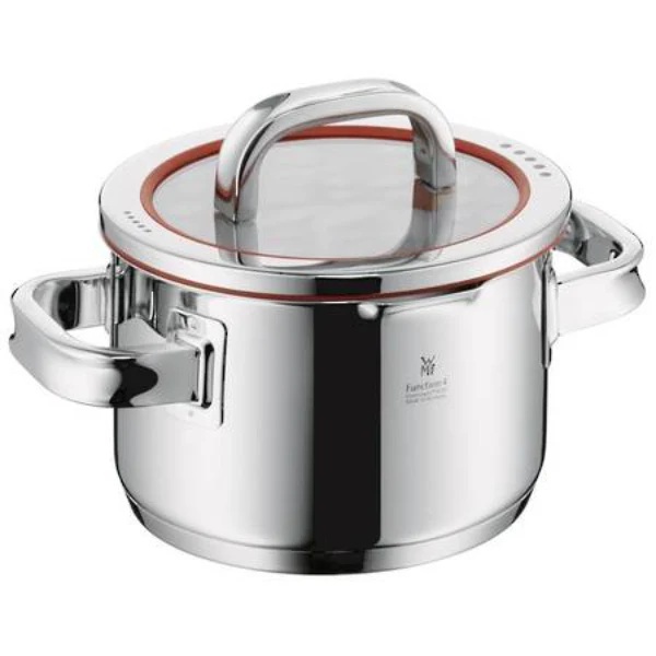 Wmf High Stainless Steel Casserole With Lid - 16cm 1.9L