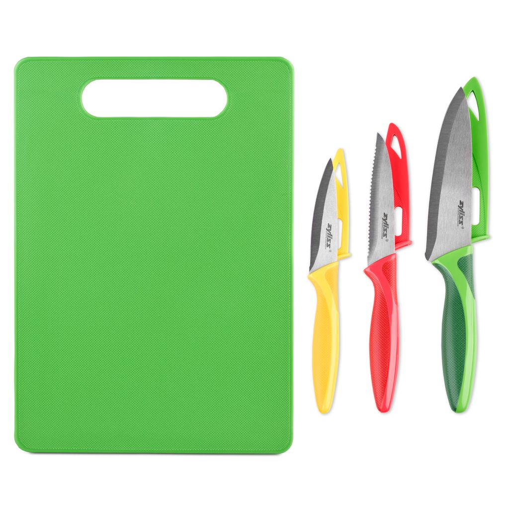Zyliss Chopping Board & Knife Set - 3 Piece
