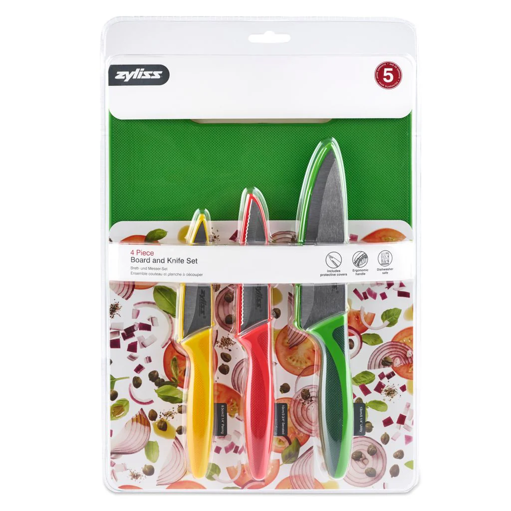 Zyliss Chopping Board & Knife Set - 3 Piece - Image 7