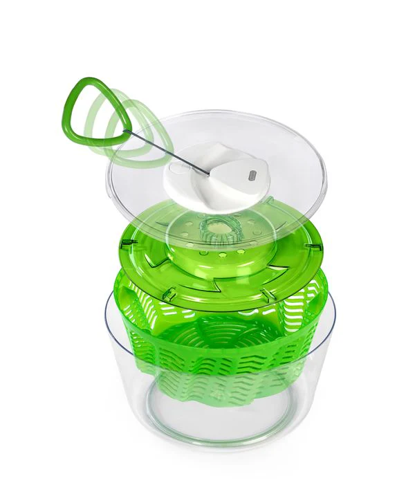 Zyliss Easy Spin 2 Small Salad Spinner Green - Image 5