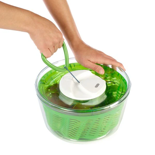 Zyliss Easy Spin 2 Small Salad Spinner Green - Image 7